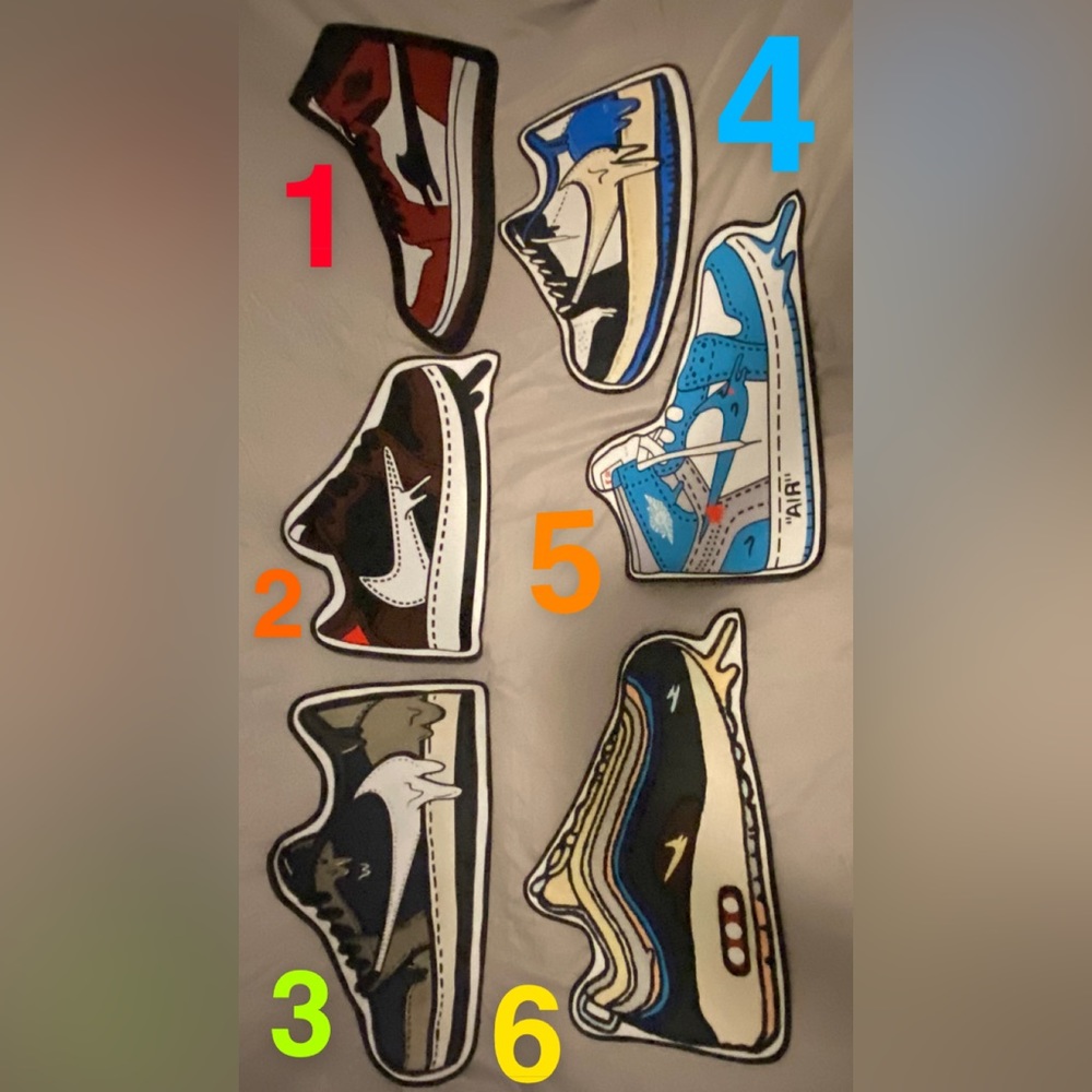 Off White,Travis,Chicago,Fragment,Mocha,Sean Sneaker head Rugs Carpets
